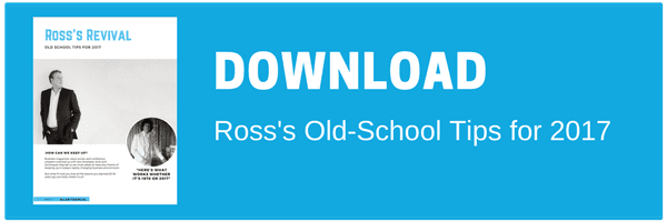 Old School Tips for Financial Advisors